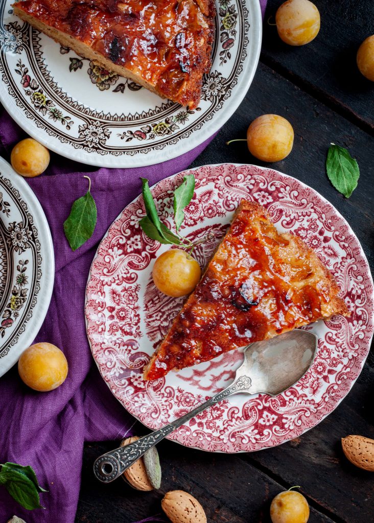 Mirabelle plum upside down cake | Bake the Click