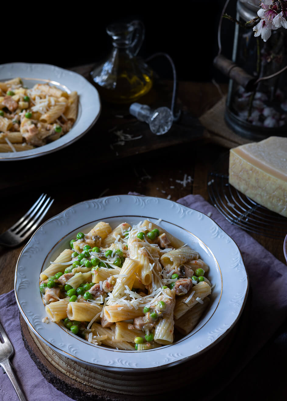 Ριγκατόνι με απάκι & grana padano