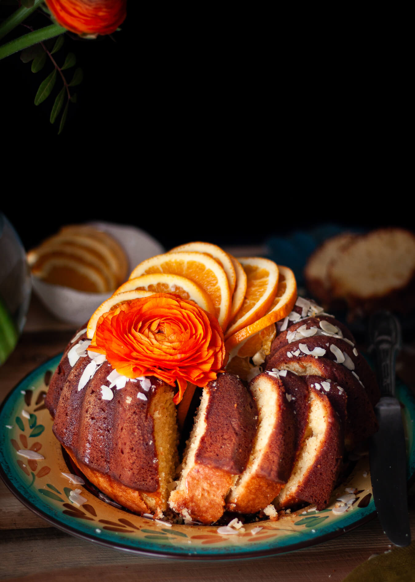 Κέικ πορτοκαλιού με ελαιόλαδο